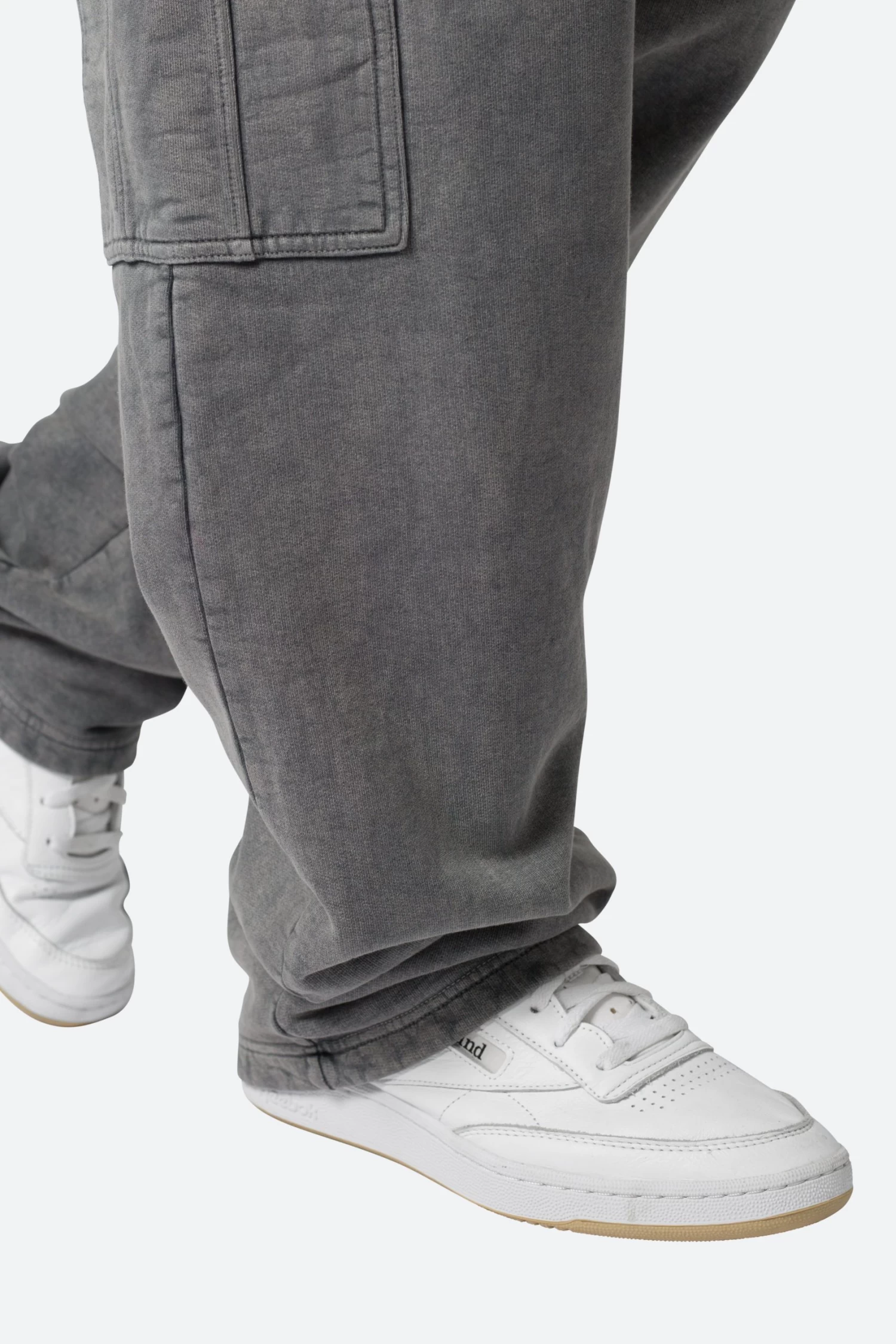 Washed Cargo Sweatpants - Black 10 Washed Cargo Sweatpants - Black - Image 8