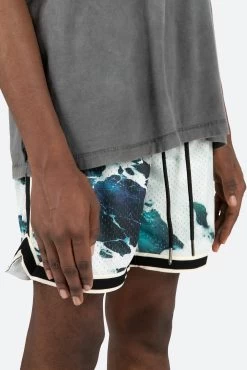 Wave Basketball Shorts - Blue/White -clothing Wave Basketball Shorts BlueWhite 7