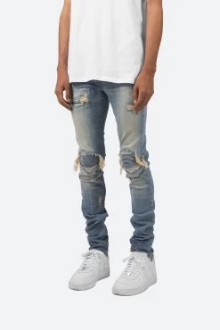 X162 Skinny Denim - Blue 12 X162 Skinny Denim - Blue -clothing X162 Skinny Denim Blue 3