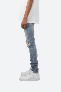 X162 Skinny Denim - Blue 13 X162 Skinny Denim - Blue -clothing X162 Skinny Denim Blue 4