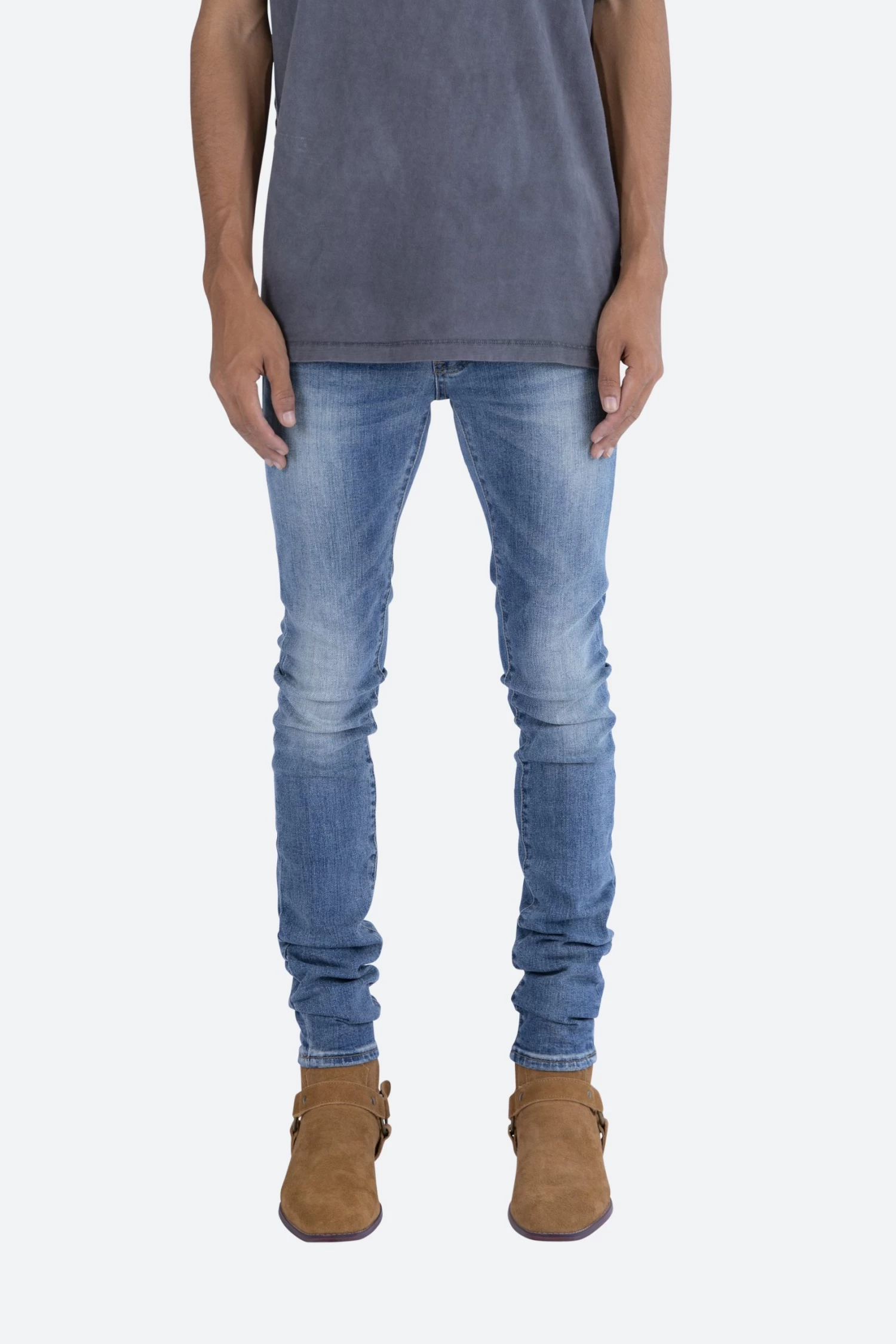 X207 Skinny Denim - Blue 4 X207 Skinny Denim - Blue - Image 2