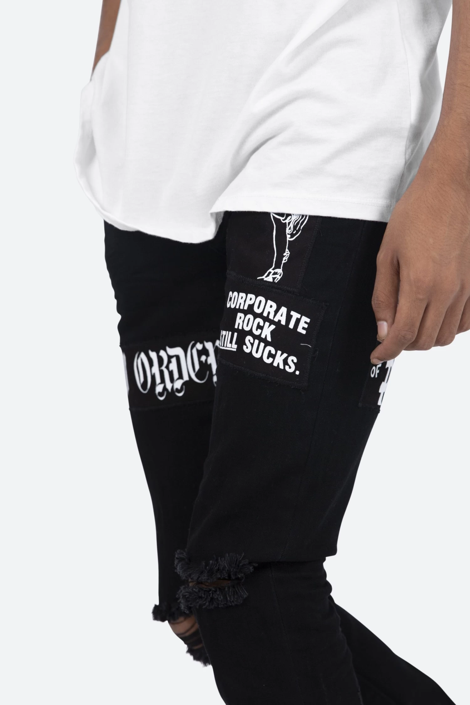 X236 Skinny Denim - Black 10 X236 Skinny Denim - Black - Image 8