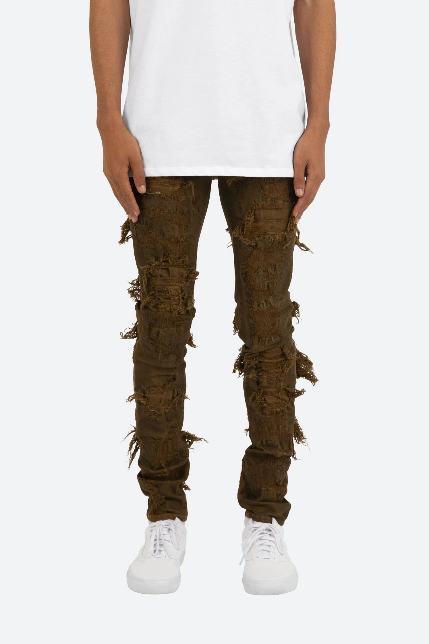 X289 Skinny Denim - Brown 4 X289 Skinny Denim - Brown - Image 2