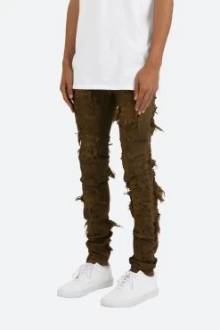 X289 Skinny Denim - Brown 11 X289 Skinny Denim - Brown -clothing X289 Skinny Denim Brown 3