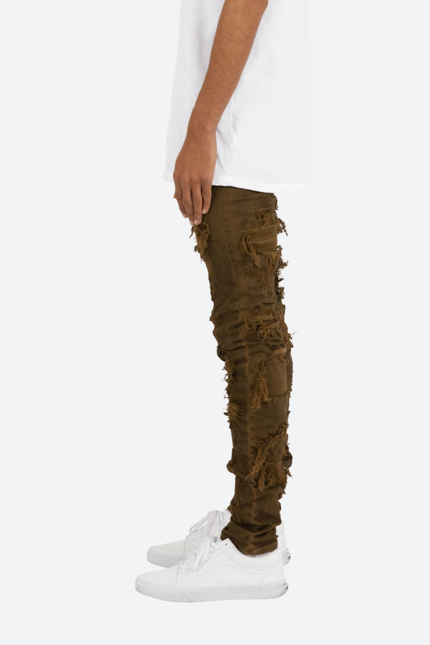 X289 Skinny Denim - Brown 6 X289 Skinny Denim - Brown - Image 4