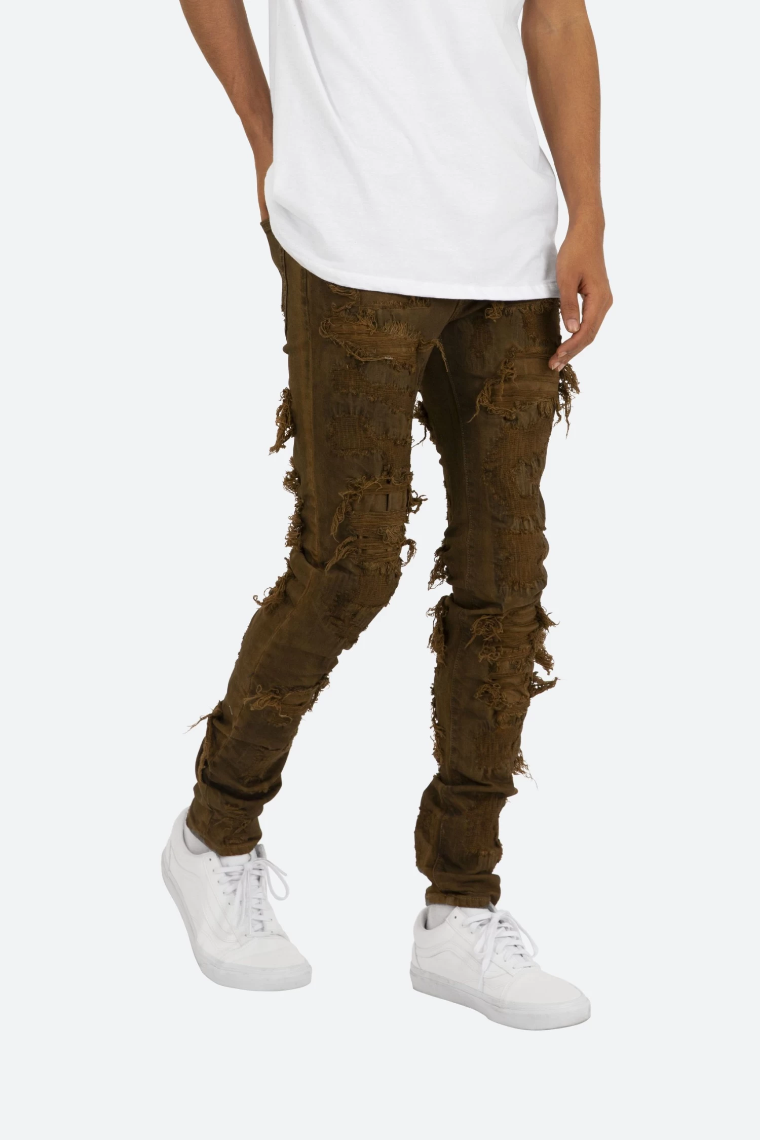 X289 Skinny Denim - Brown 8 X289 Skinny Denim - Brown - Image 6