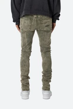 X369 Stretch Skinny Denim - Olive 15 X369 Stretch Skinny Denim - Olive -clothing X369 Stretch Skinny Denim Olive 6