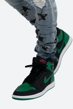 X462 Star Skinny Denim - Blue/Black -clothing X462 Star Skinny Denim BlueBlack 8