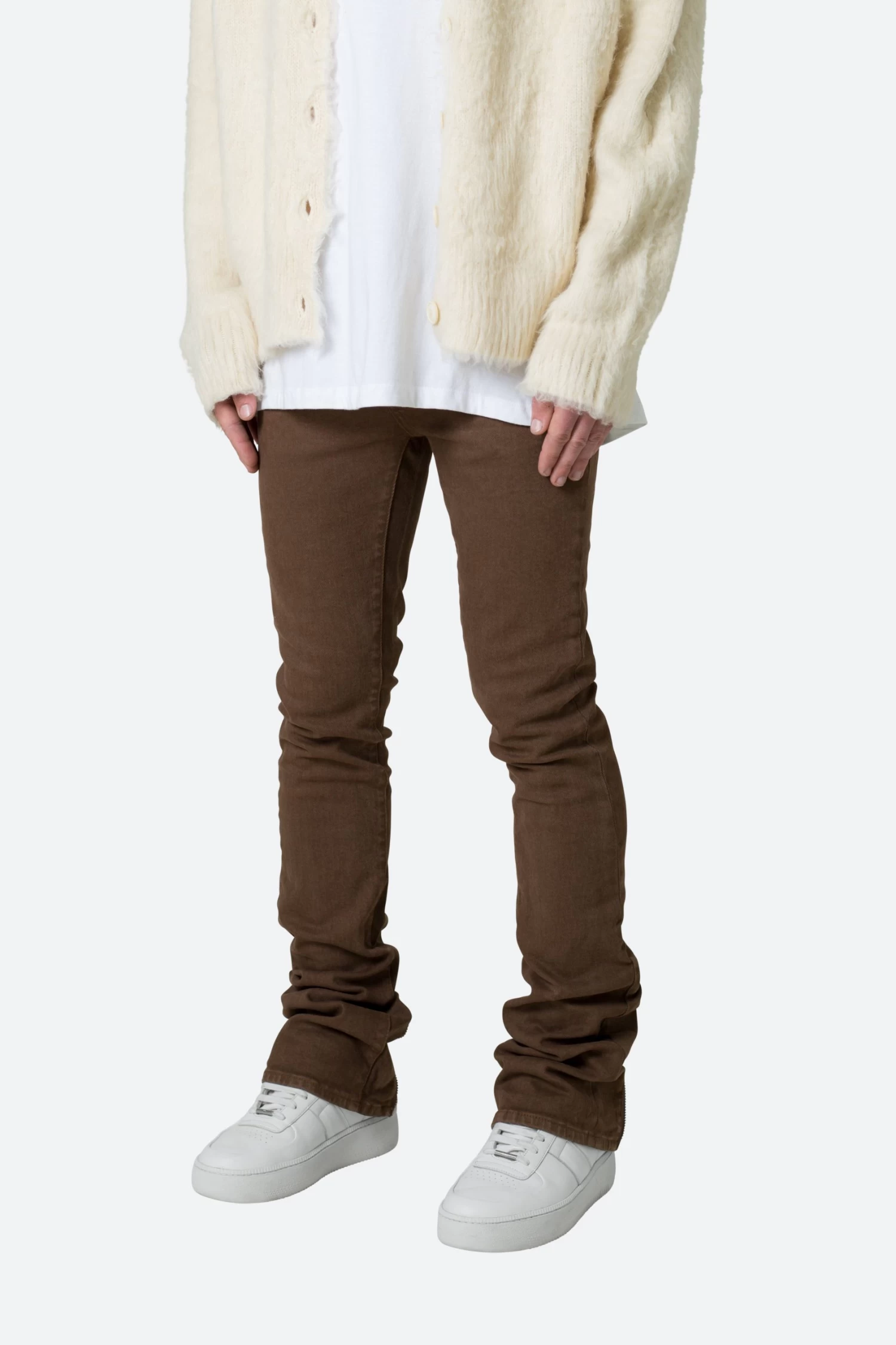 X491 Convertible Skinny Denim - Brown 6 X491 Convertible Skinny Denim - Brown - Image 4