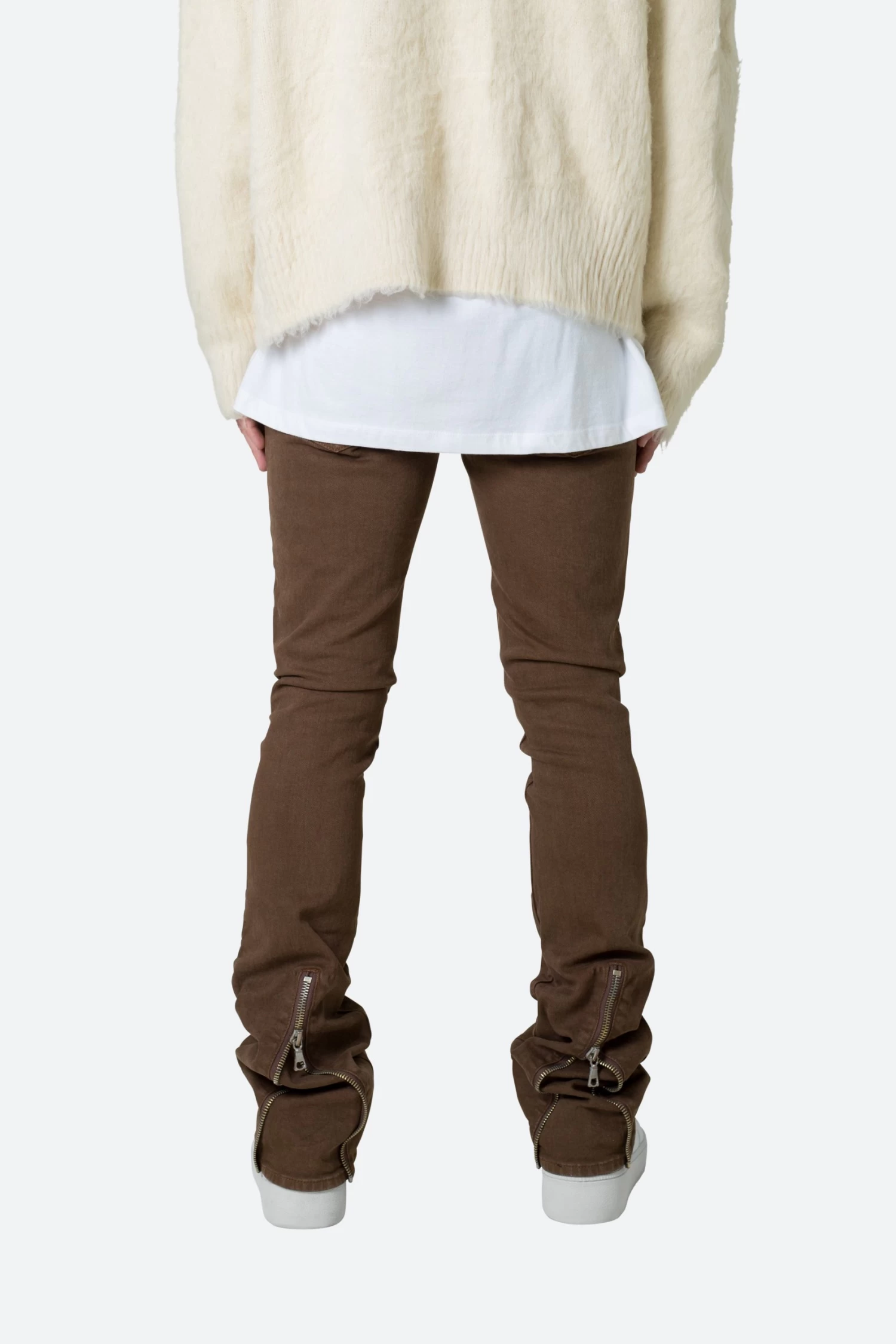 X491 Convertible Skinny Denim - Brown 8 X491 Convertible Skinny Denim - Brown - Image 6