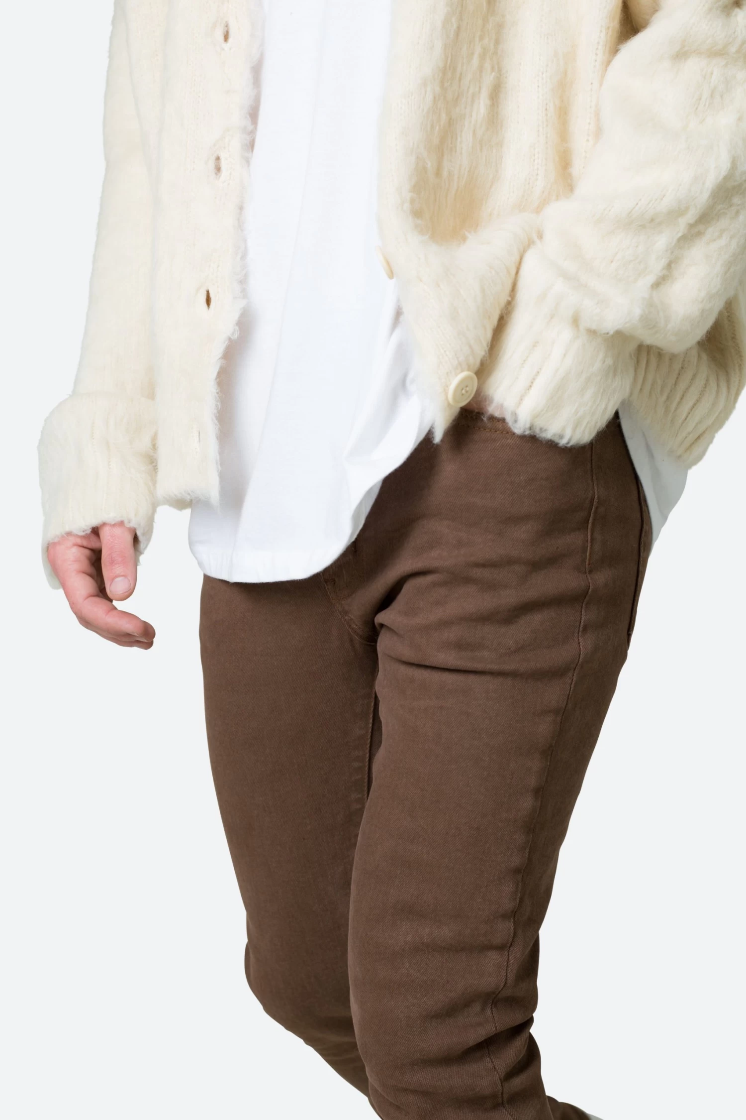 X491 Convertible Skinny Denim - Brown 10 X491 Convertible Skinny Denim - Brown - Image 8