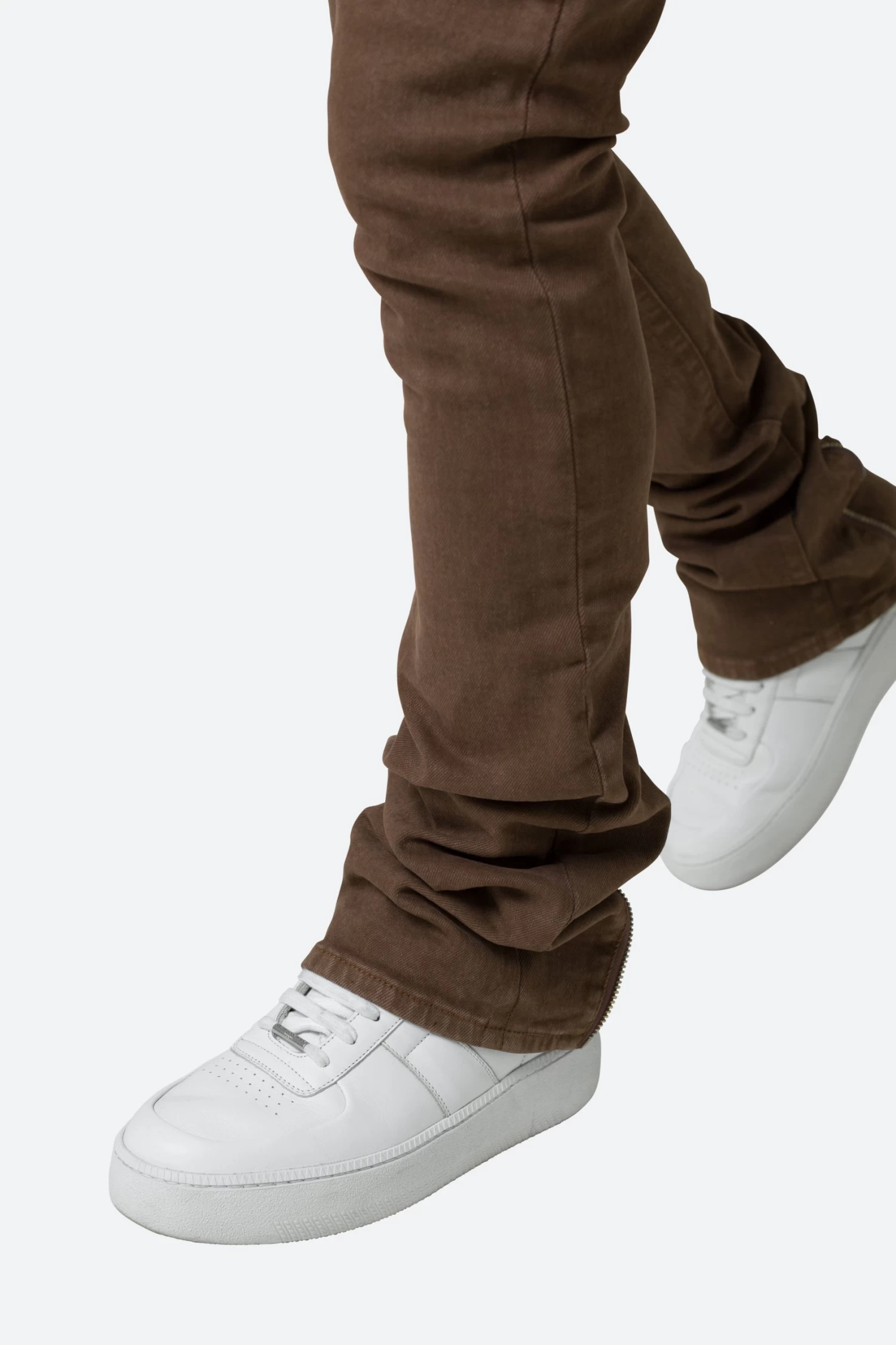 X491 Convertible Skinny Denim - Brown 11 X491 Convertible Skinny Denim - Brown - Image 9