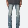 X503 Convertible Skinny Denim - Blue -clothing X503 Convertible Skinny Denim Blue