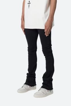 X514 Skinny Stacked Denim - Black -clothing X514 Skinny Stacked Denim Black 3