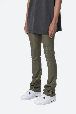 X533 Skinny Stack Denim - Olive -clothing X533 Skinny Stack Denim Olive 4