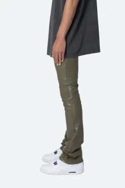 X533 Skinny Stack Denim - Olive -clothing X533 Skinny Stack Denim Olive 5