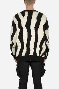 Zebra Cardigan - Black/Natural -clothing Zebra Cardigan BlackNatural 6