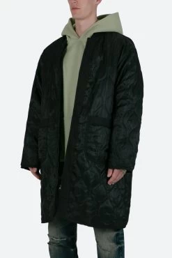 Zip Up Bomber Trench - Black -clothing Zip Up Bomber Trench Black 3