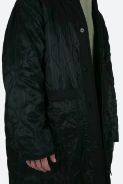 Zip Up Bomber Trench - Black -clothing Zip Up Bomber Trench Black 7