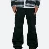 Zipper Denim Cargo Pants - Black 2 Zipper Denim Cargo Pants - Black -clothing Zipper Denim Cargo Pants Black